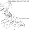 Exploded parts diagram for model: BGB36-BQAR (pre 2006)